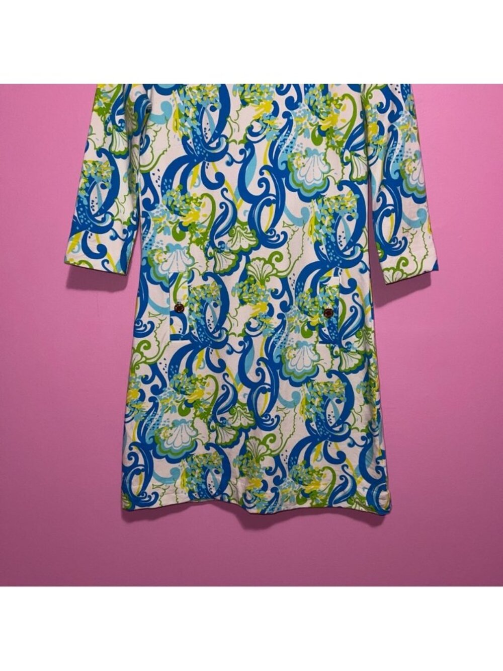 Lilly Pulitzer Charlene Shift Dress Women’s‎ Size XS Crystal Coast Print - Picture 6 of 10